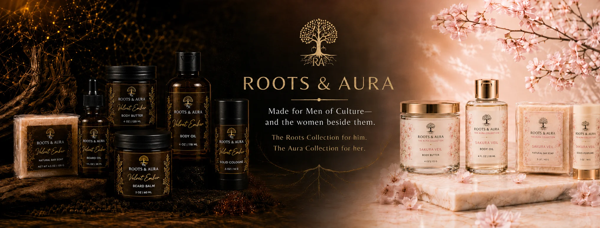 Roots & Aura — The Roots Collection and The Aura Collection